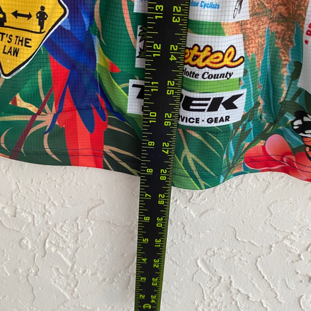 Peak 1 Sports Cycling Jersey Women 2XL Red Pirate Wheels & Wings Event Full Zip - Picture 7 of 8